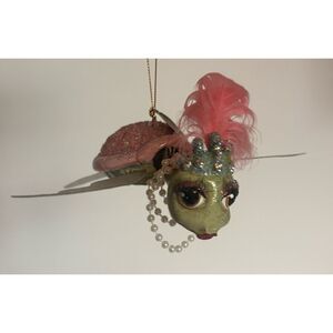 Katherine's Collection Ornament Flamboyant Sea Turtle Bobble Head /Retired